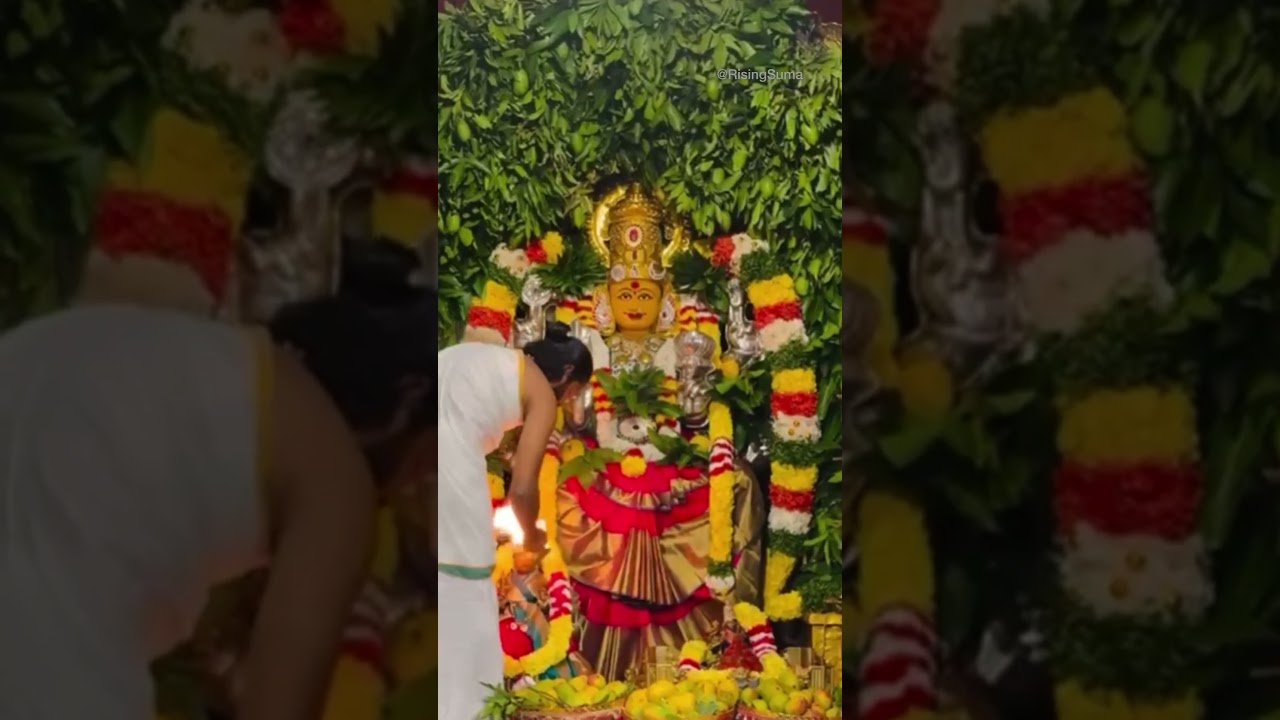 Today’s Kanaka Durgamma Arati | Amma Blessings
