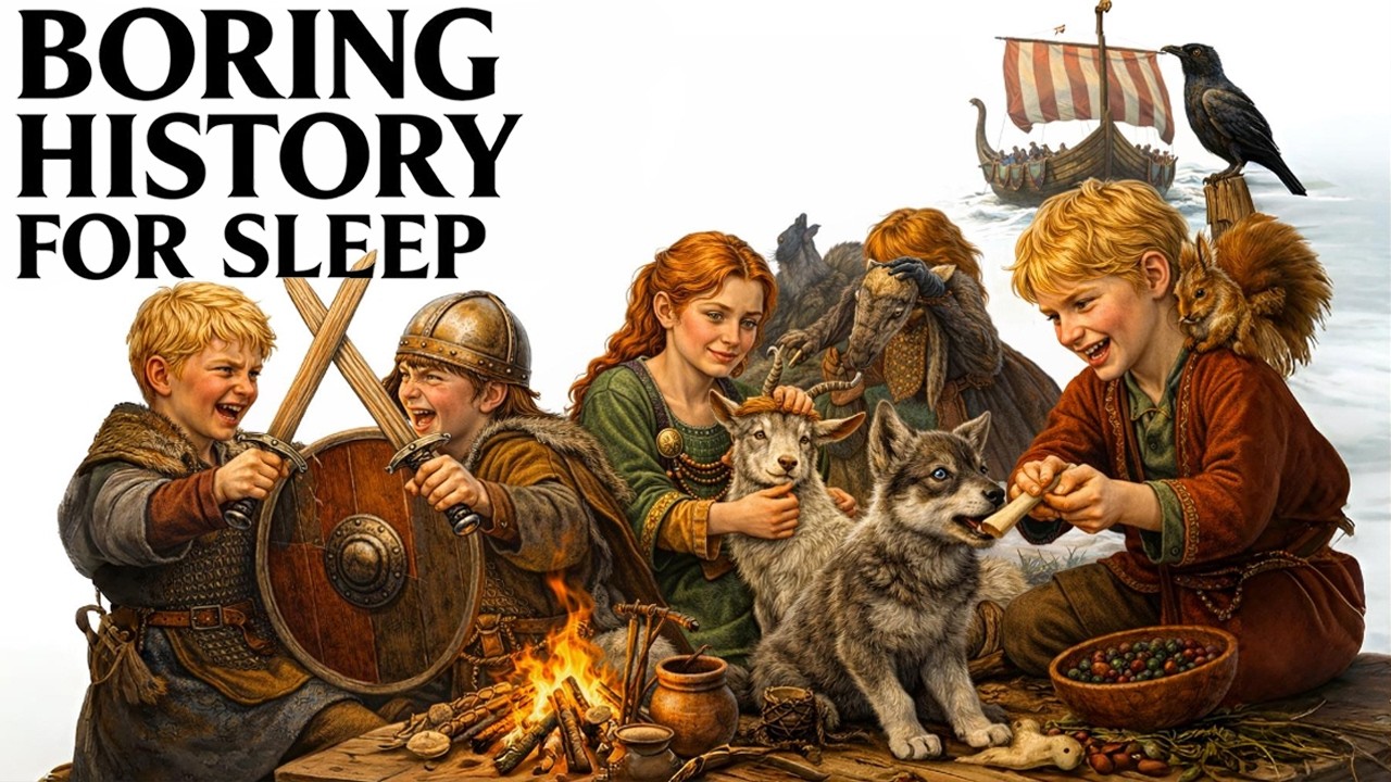 ❄️🪵🌊 Growing Up Viking — Childhood in the North 😴 | History for Sleep