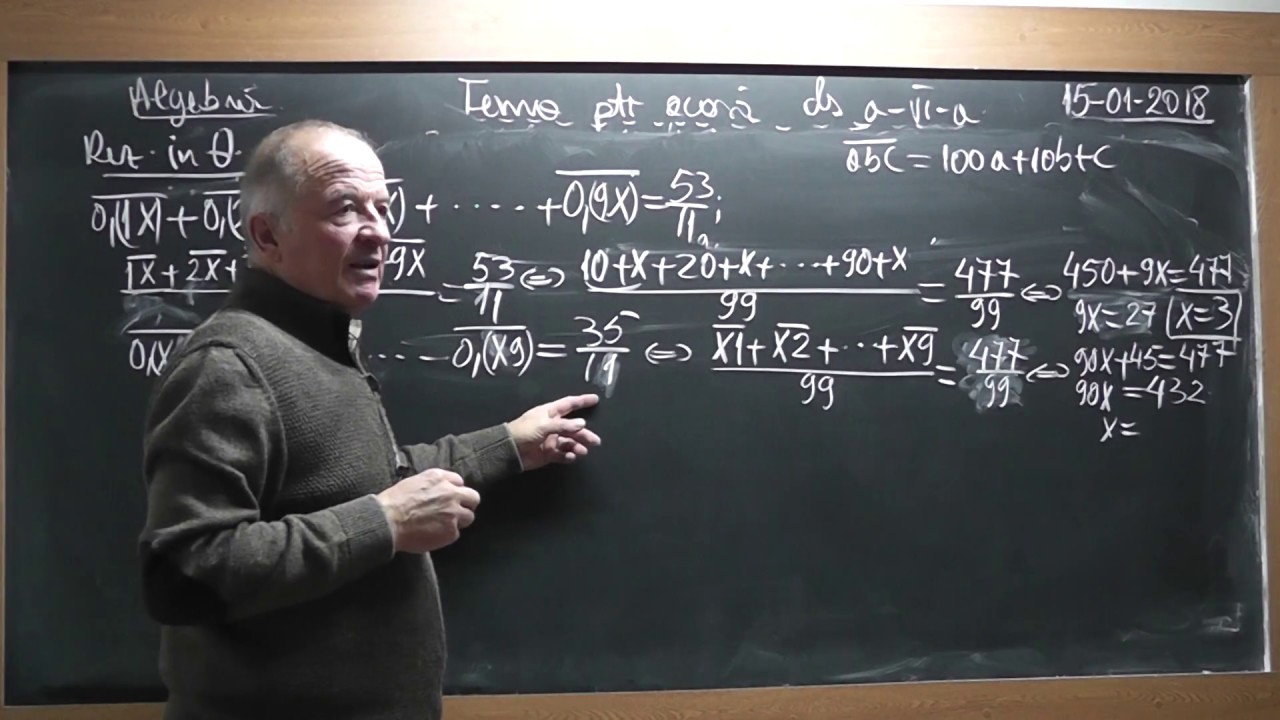 3/3 Lectia 1676 Clasa 6 - Sume speciale | Sume Gauss | Ecuatii in multimea numerelor rationale Q