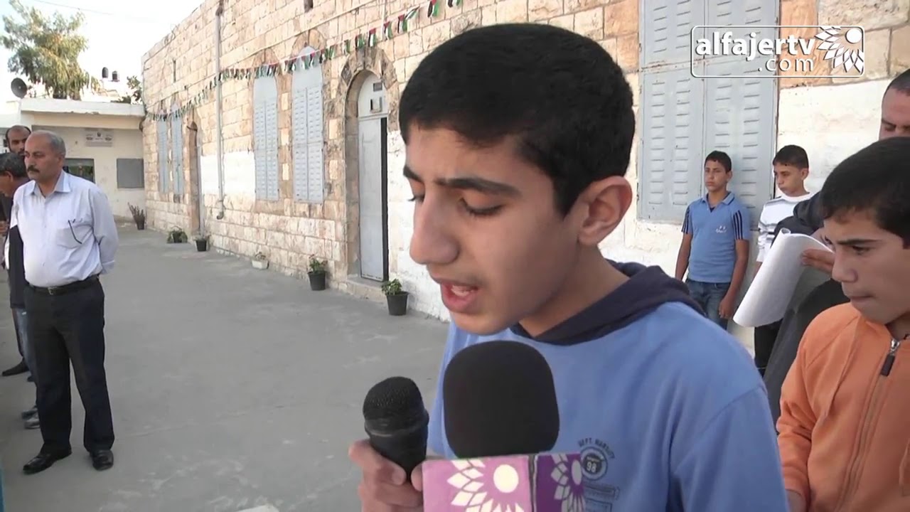 النشاط الصباحي في مدرسة ذكور فرعون الثانوية