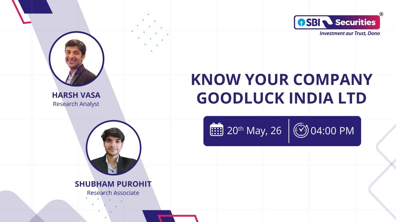 Узнай свою компанию: Goodluck India Ltd | Вебинар в прямом эфире