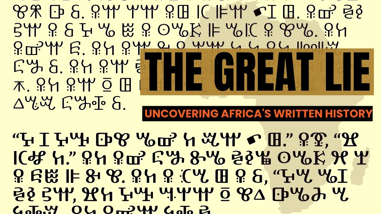 The Lie of Illiterate Africa: Revealing Africa’s Hidden Writing Systems