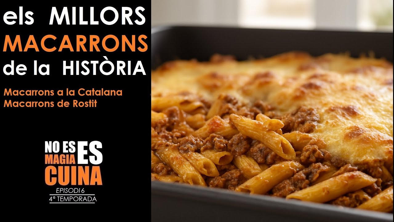 MACARRONS a la CATALANA   els millors MACARRONS de la HISTORIA - MACARRONS de ROSTIT de TRES CARNS