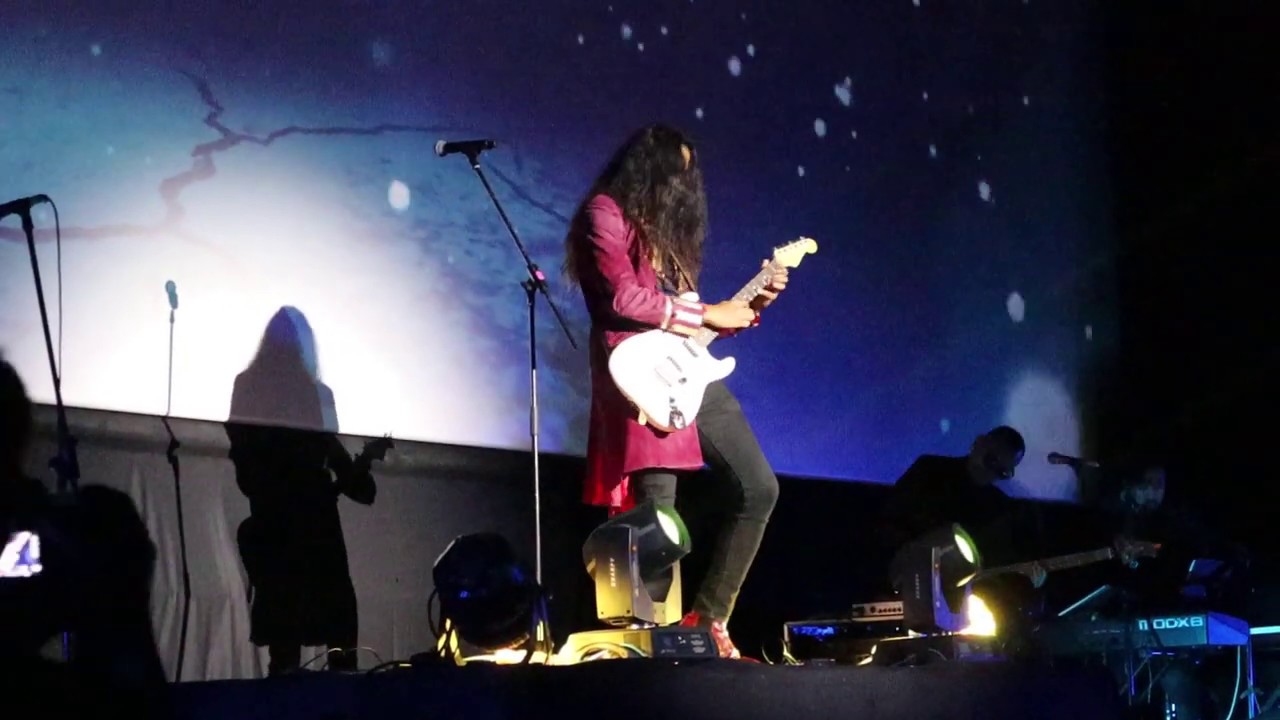 While my guitar gently weeps. song by The Beatles. Muzza live at TGV Cinema Malaysia