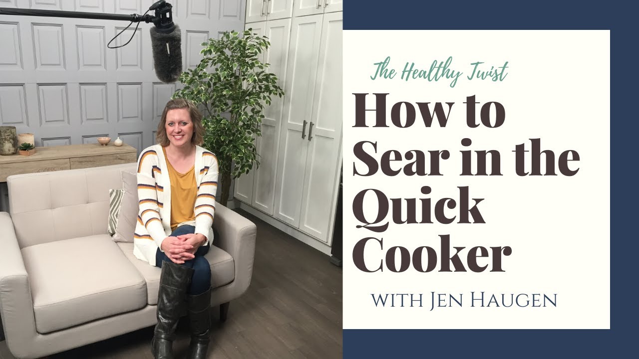 How to Sear in the Quick Cooker Pressure Cooker from Pampered Chef