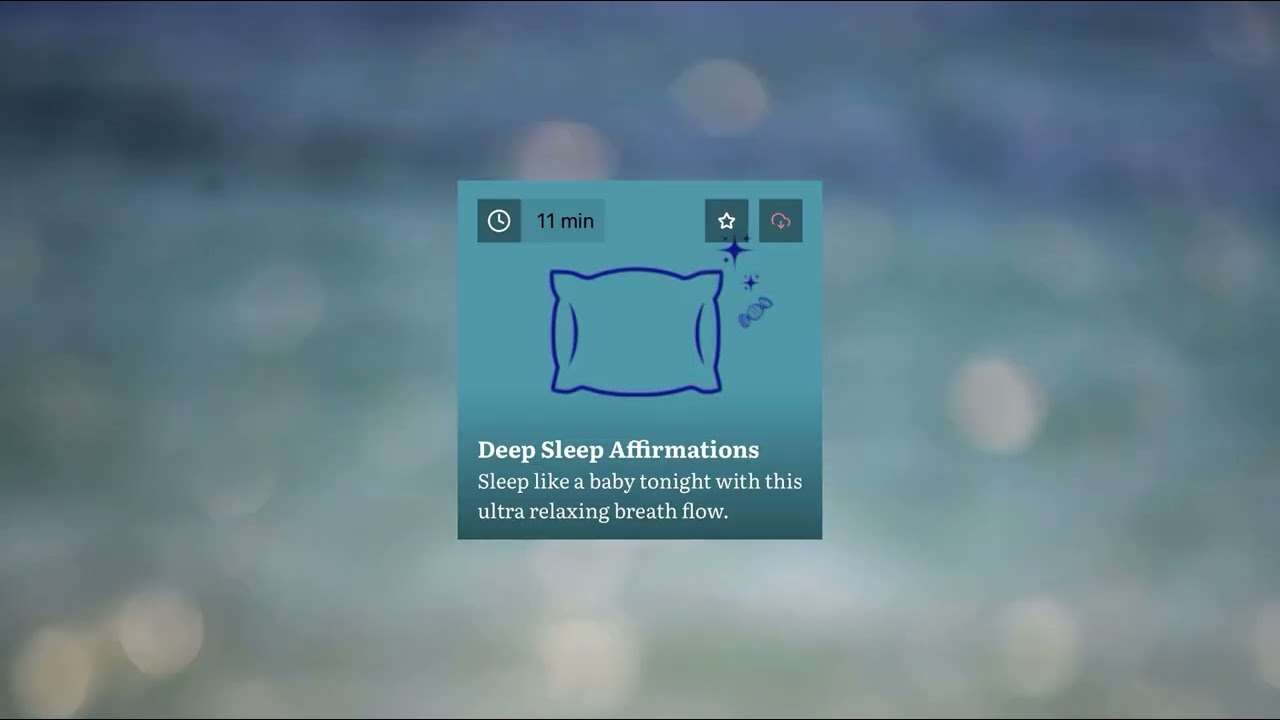 Deep Sleep Affirmation Breathwork (Listen Before Bed or While in Bed) 😴