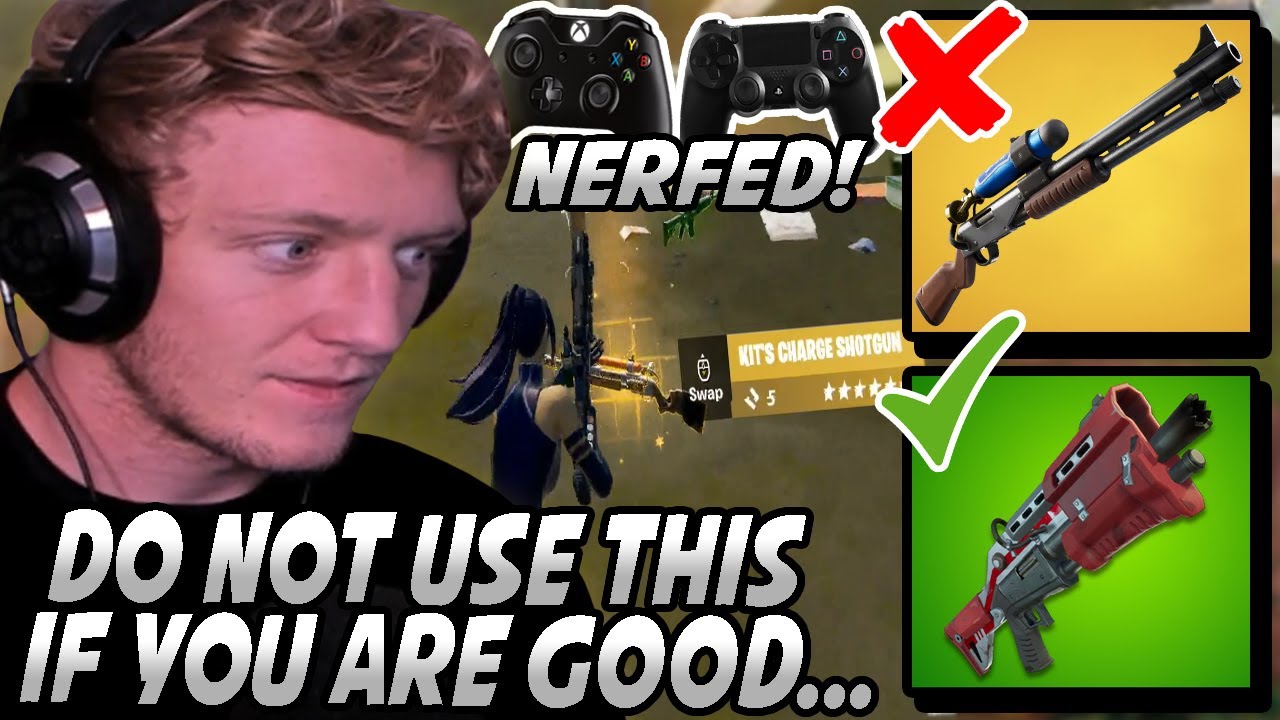 Tfue EXPOSES A HUGE Problem With New CHARGE SHOTGUN That Makes It UNUSABLE! Aim Assist NERFED!