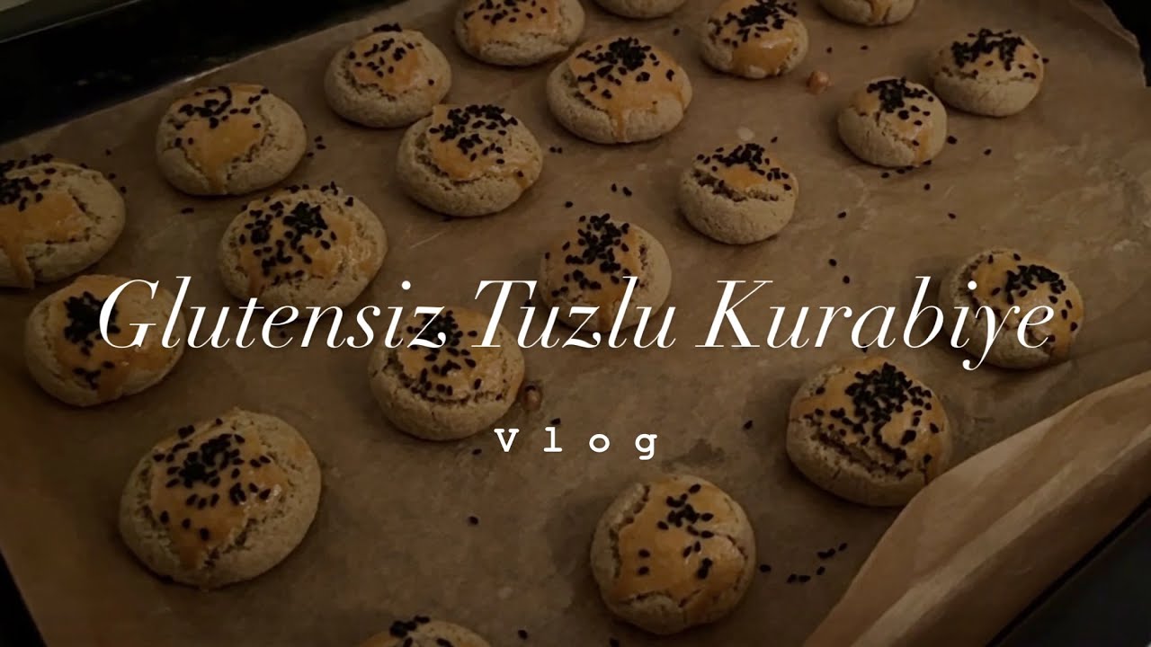 Glutensiz Tuzlu Kurabiye Yaptık ✨❤️ / Vlog