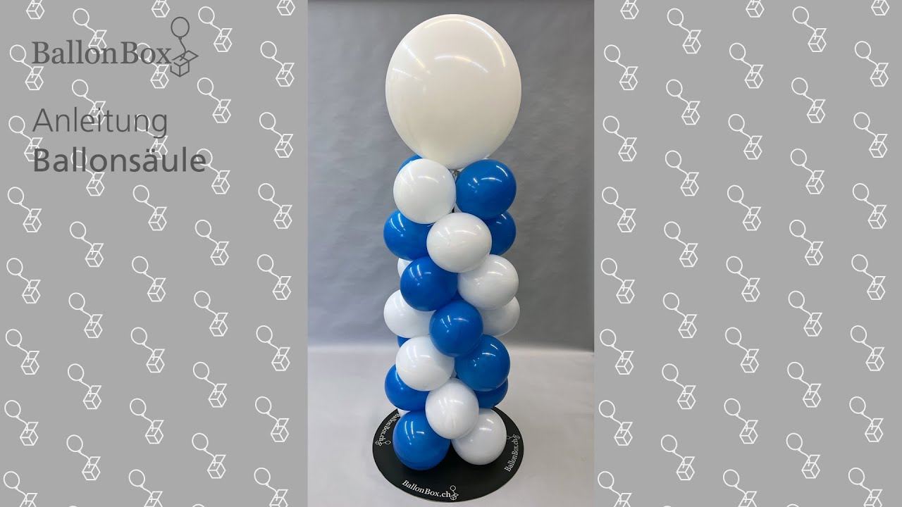 Anleitung Ballonsäule 2022 (ein Luftgerät, neues Gestänge)