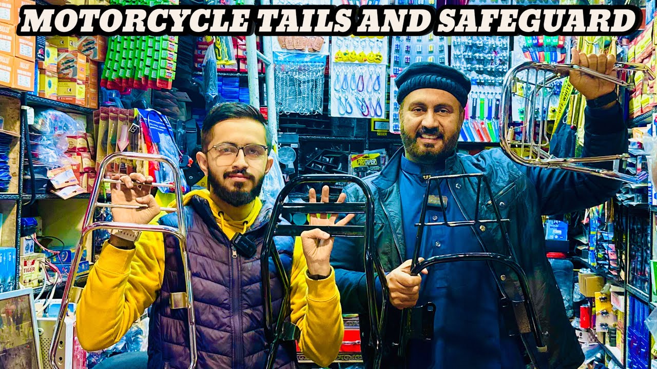 Motorcycle Best Quality Rear Carriers And Safeguards | ​⁠@lahoridrives