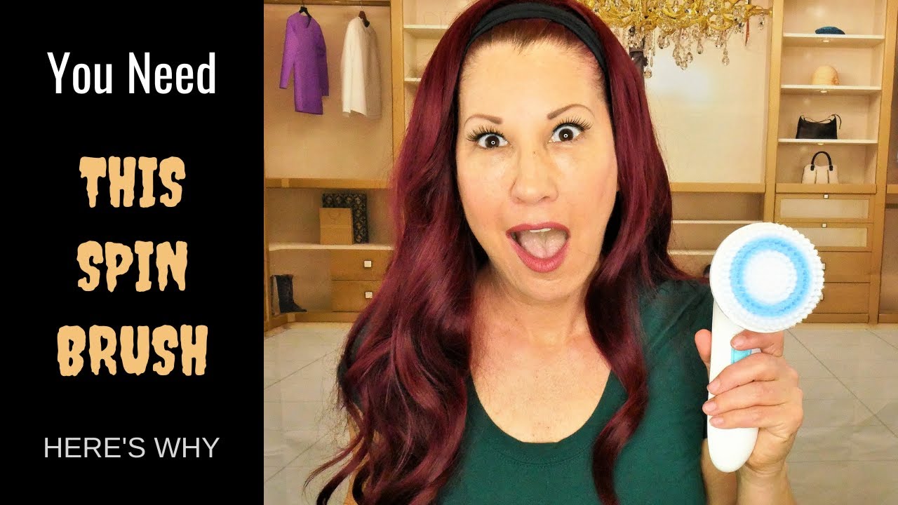 MY SECRET TO CLEAR MATURE SKIN // Why You Need a Spin Brush!