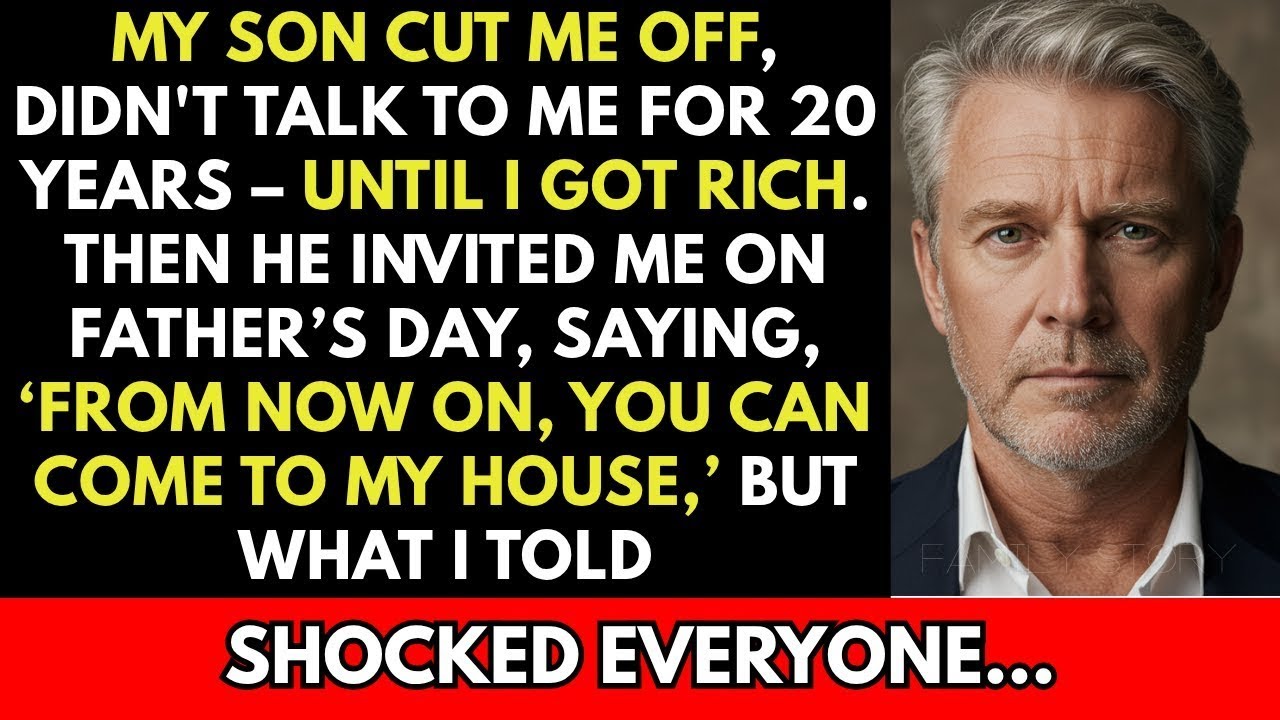 My Son Didn’t Speak to Me for 20 Years — Until Father’s Day After I Got Rich