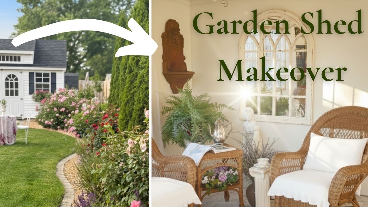 Garden Shed Refresh Transforming my She Shed into a Cozy Winter Retreat!