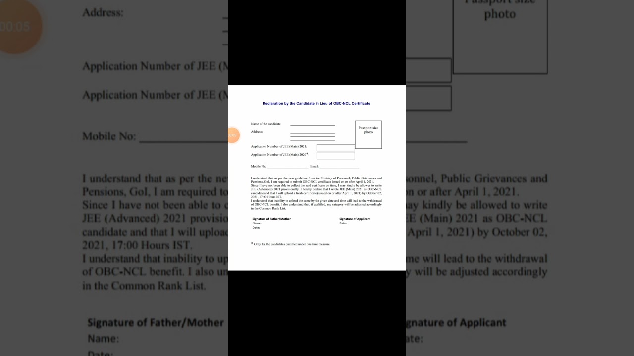 Jee advance registration 2021 Step by Step | Fill application form of jee advance step by step 2021