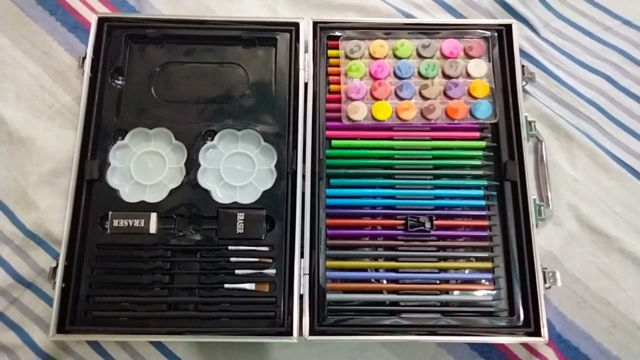 Unicorn colouring set...145 piece art set #ytshorts#shortsvideo#unicorn#unicorndrawing 