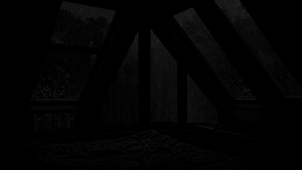 Rain Sleep ASMR ☔ Heavy Rain Outside The Window | Calm Bedroom For Sleep