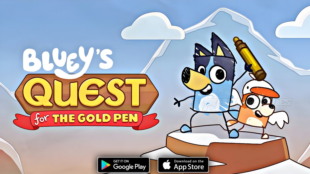 Bluey's Quest for The Gold Pen Gameplay Android & iOS