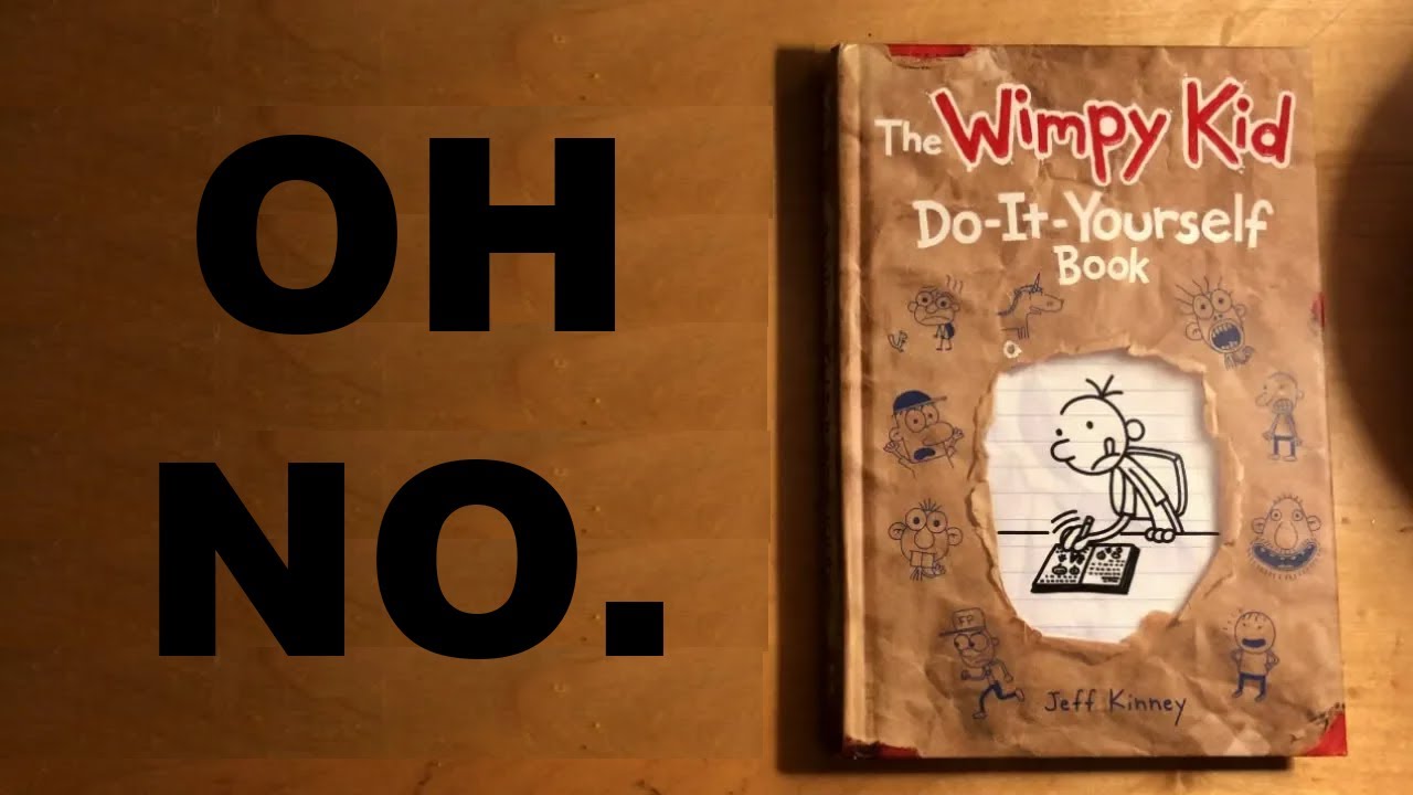 Reading My Diary Of A Wimpy Kid: Do It Yourself Book