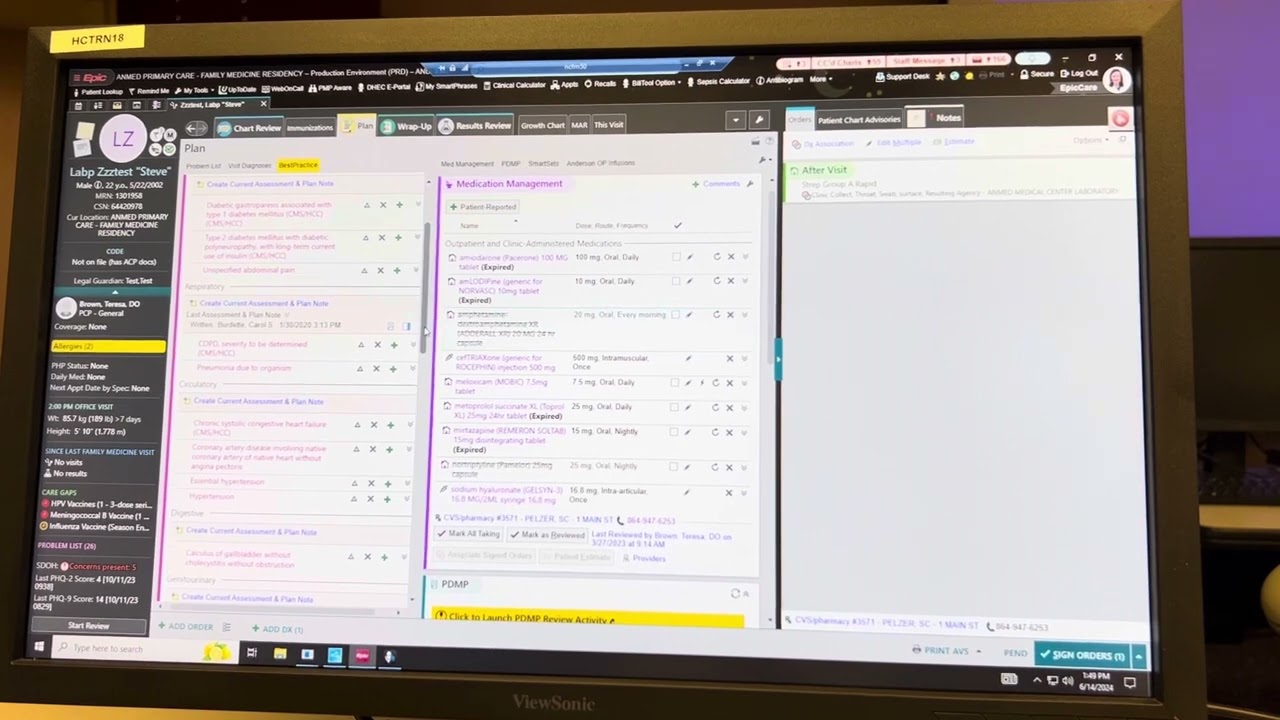 How to: office visit Epic workflow