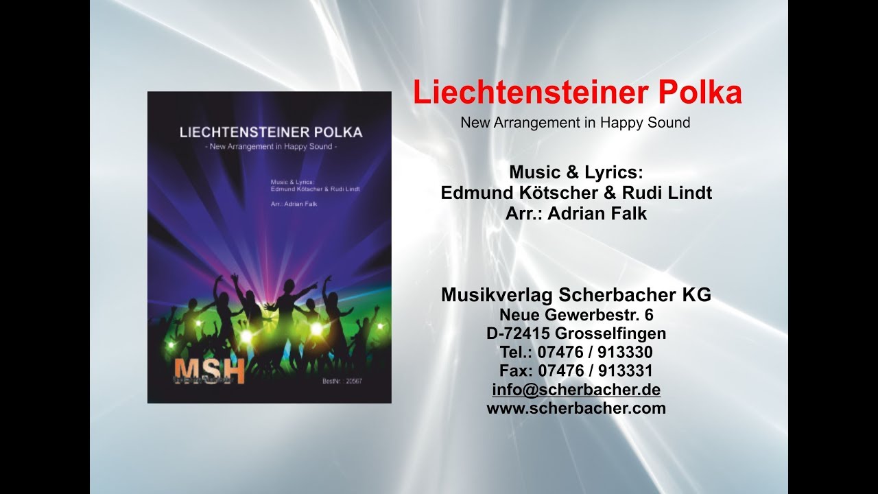Liechtensteiner Polka | Musikverlag Scherbacher