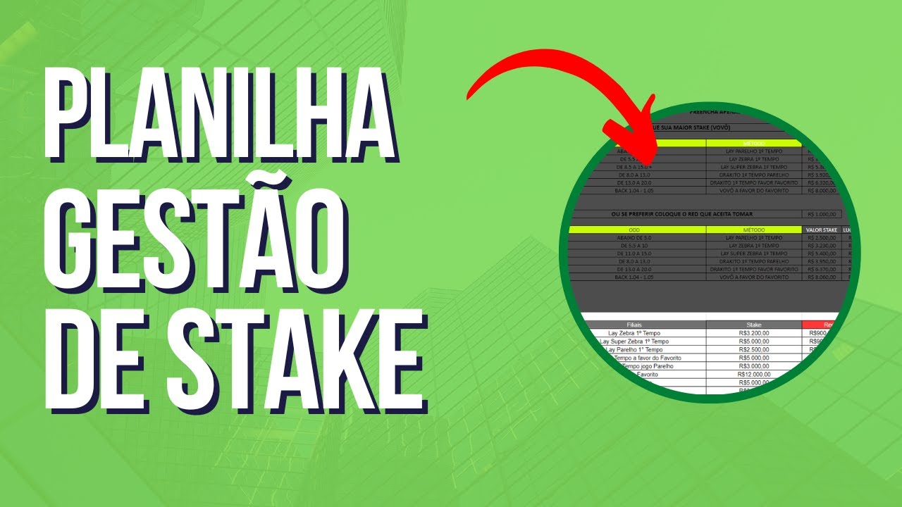 Planilha GR&Aacute;TIS para GEST&Atilde;O DE STAKE em 2022 (Subi minha STAKE para R$8.000,00)