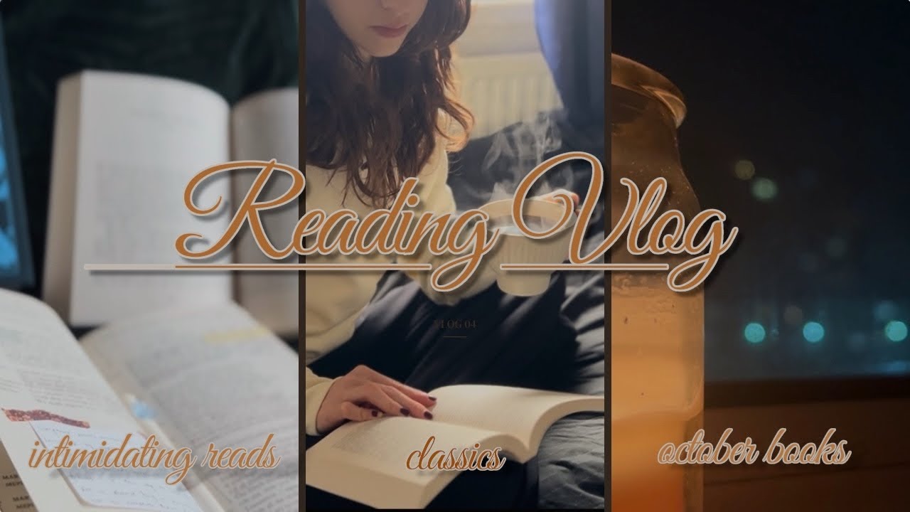 finishing a book that intimidates me & reading seasonal classics | reading vlog