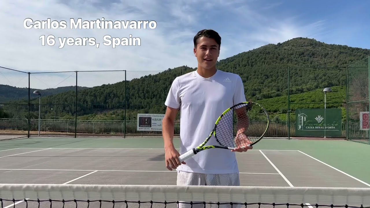 Carlos Martinavarro - College tennis recruiting video Fall 2026