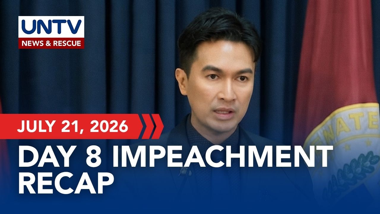 RECAP: The Senate impeachment court gives recap on Day 8 of impeachment trial | July 21, 2026