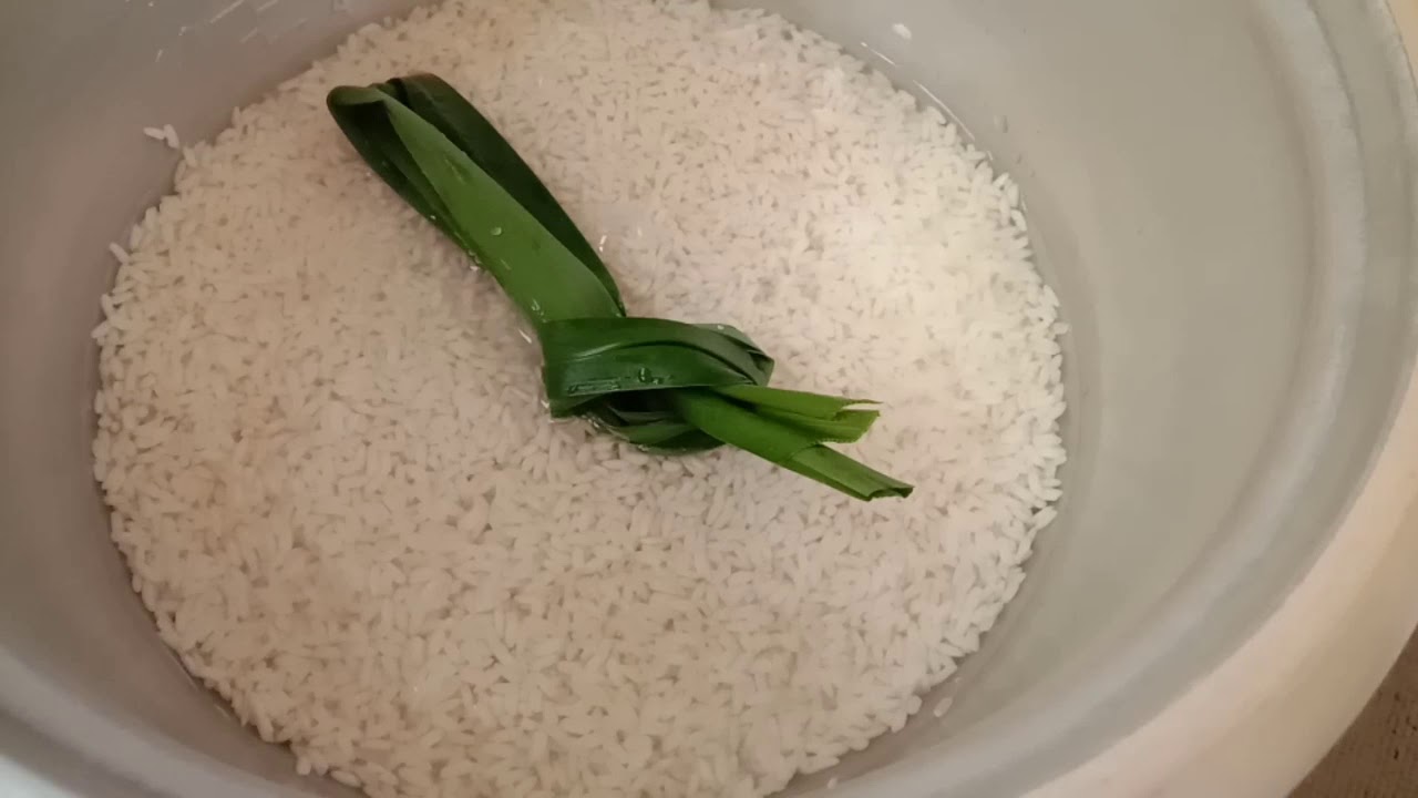 Cara masak pulut dengan periuk nasi letrik
