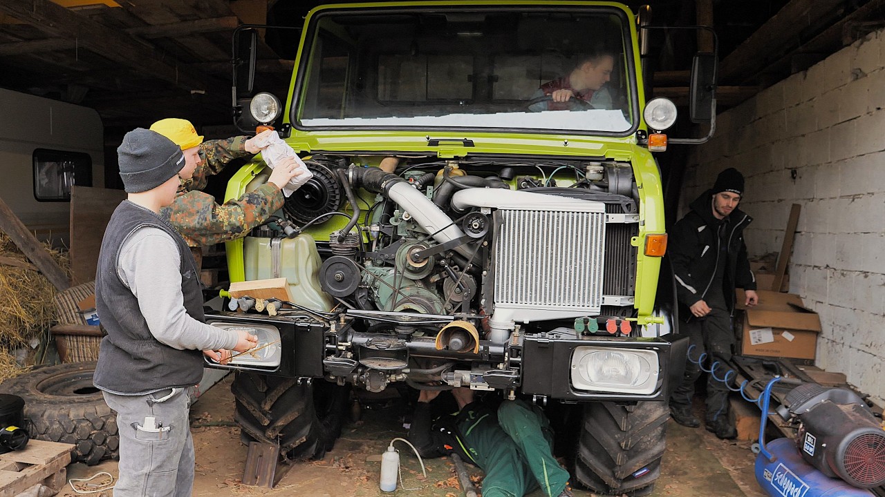 Warum springt der UNIMOG nicht an? 1. Start nach Motor&uuml;berholung und Restauration