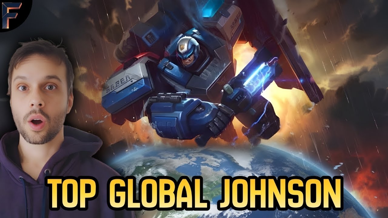 TOP GLOBAL JOHNSON DERRETEU O INIMIGO - Gameplay | Mobile Legends