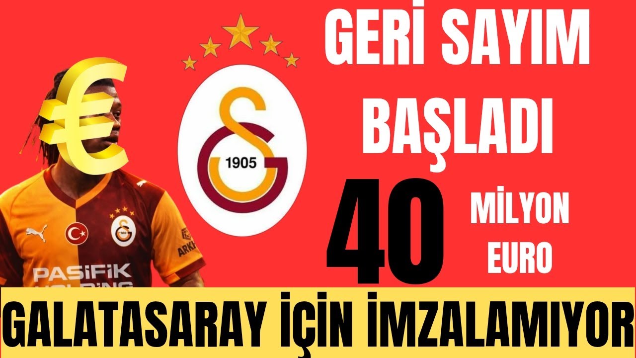 Galatasaray yıldız oyuncunun transferini bitiriyor..Tanıyalım