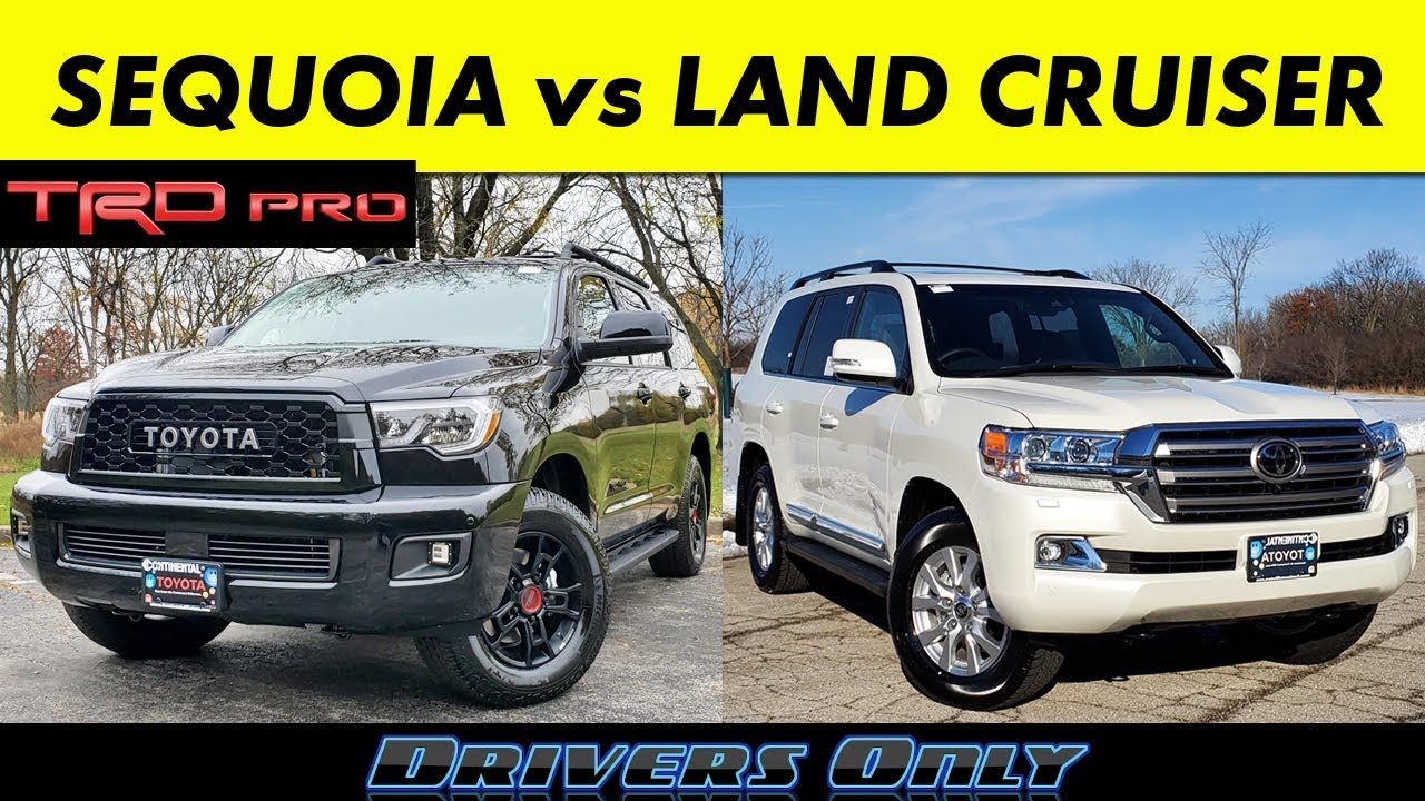 2020 Toyota Sequoia TRD Pro vs 2020 Toyota Land Cruiser