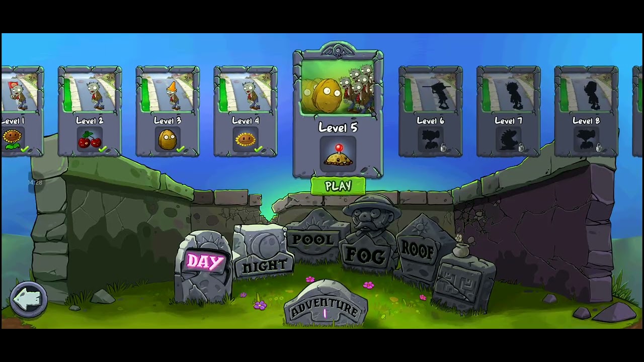 Прохожу Plents vs Zombies Часть 2