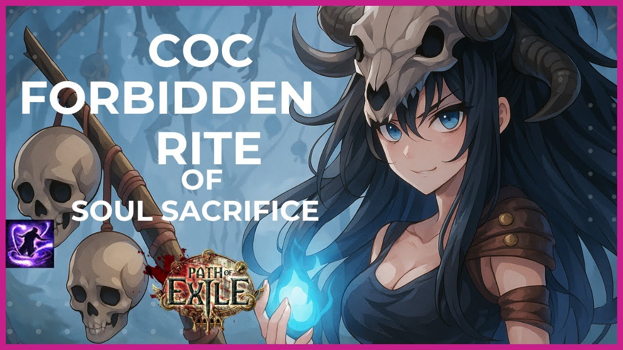Path Of Exile CoC Forbidden Rite of Soul Sacrifice Build 3.26 Mercenary League