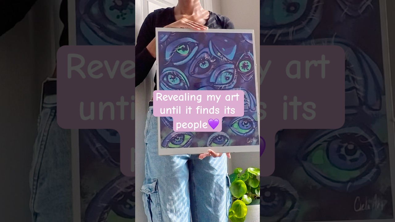 Creating, revealing, and trusting God with the audience. #art #faithart #artreveal #jesuslovesyou