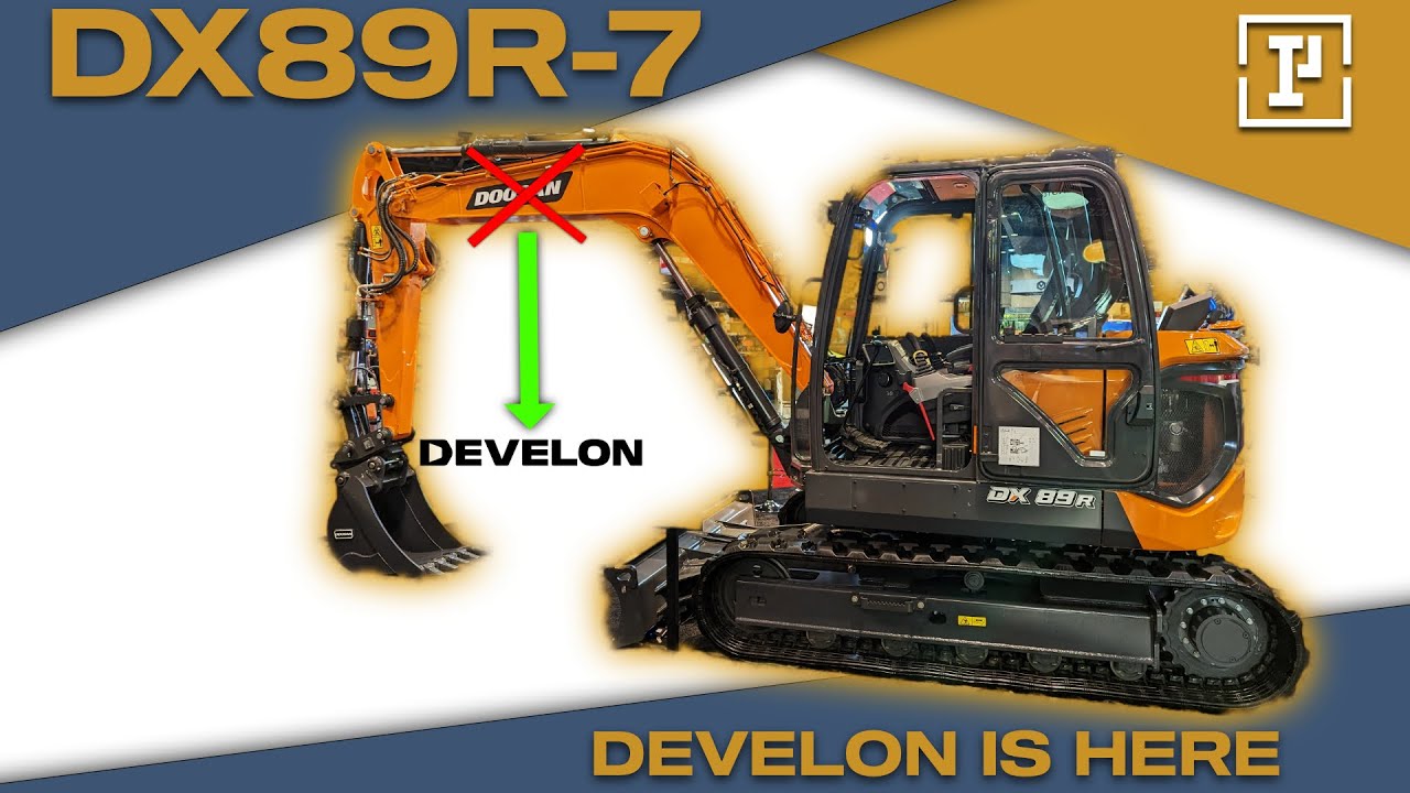 Develon DX89R-7 Brings Might to Tight Spaces
