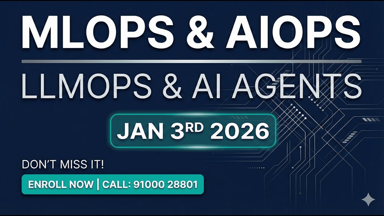 MLOps AIOps Full Course 2026 | Deploy ML Models to Production | FREE Demo + Live Training