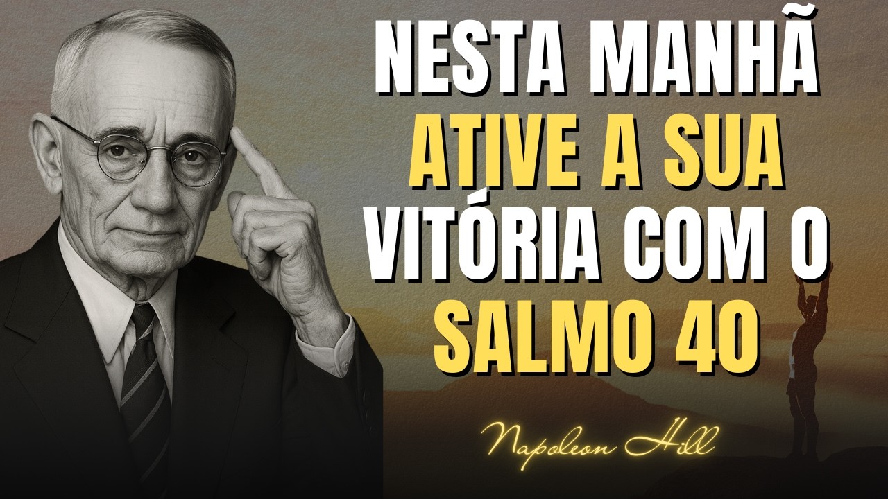 Faça Isso Logo Cedo e Ative a Vitória Pela Fé com o SALMO 40 | Napoleon Hill