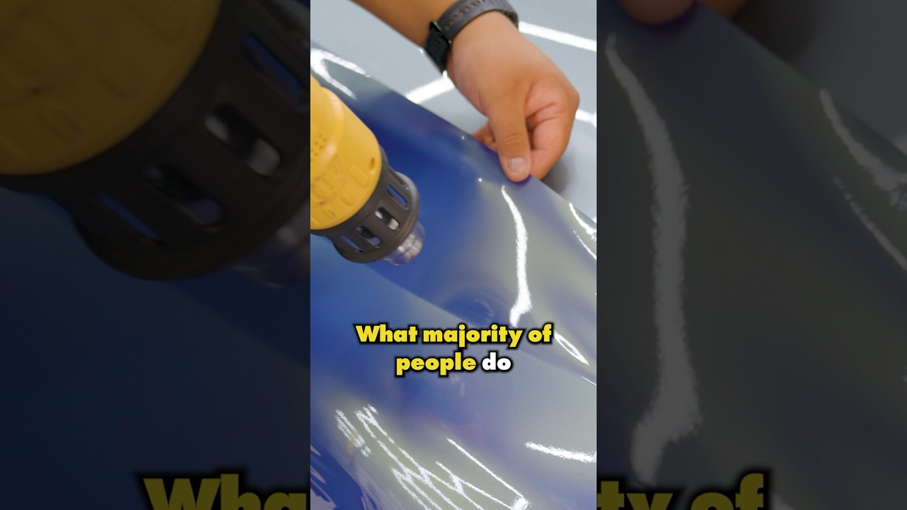 Prevent Lifting and Peeling on Vinyl Wrap #tinybot