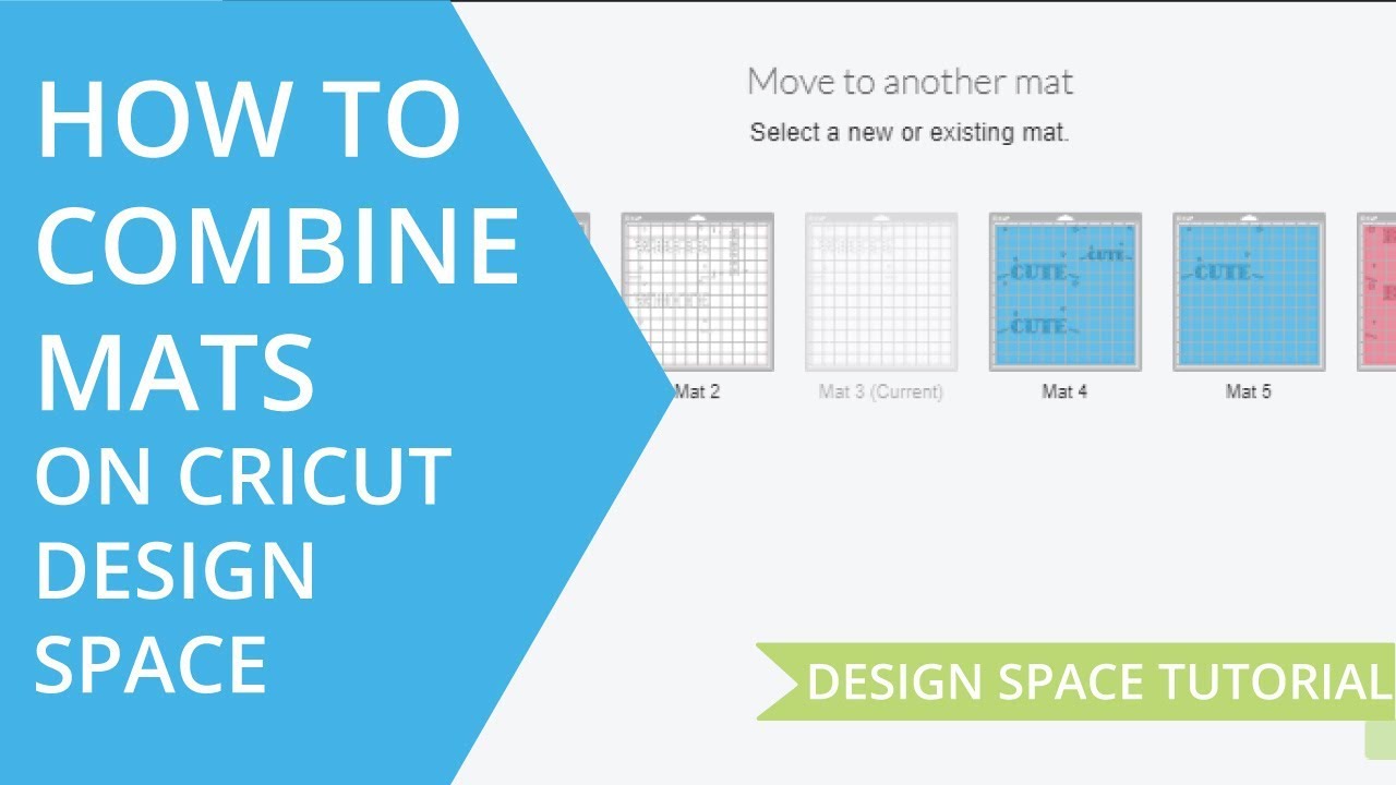 Как комбинировать коврики в Cricut Design Space — как перемещать дизайны на ковриках и как комбин...