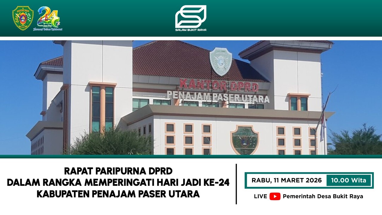 LIVE - Rapat Paripurna DPRD dalam rangka memperingati Hari Jadi ke-24 Kabupaten Penajam Paser Utara