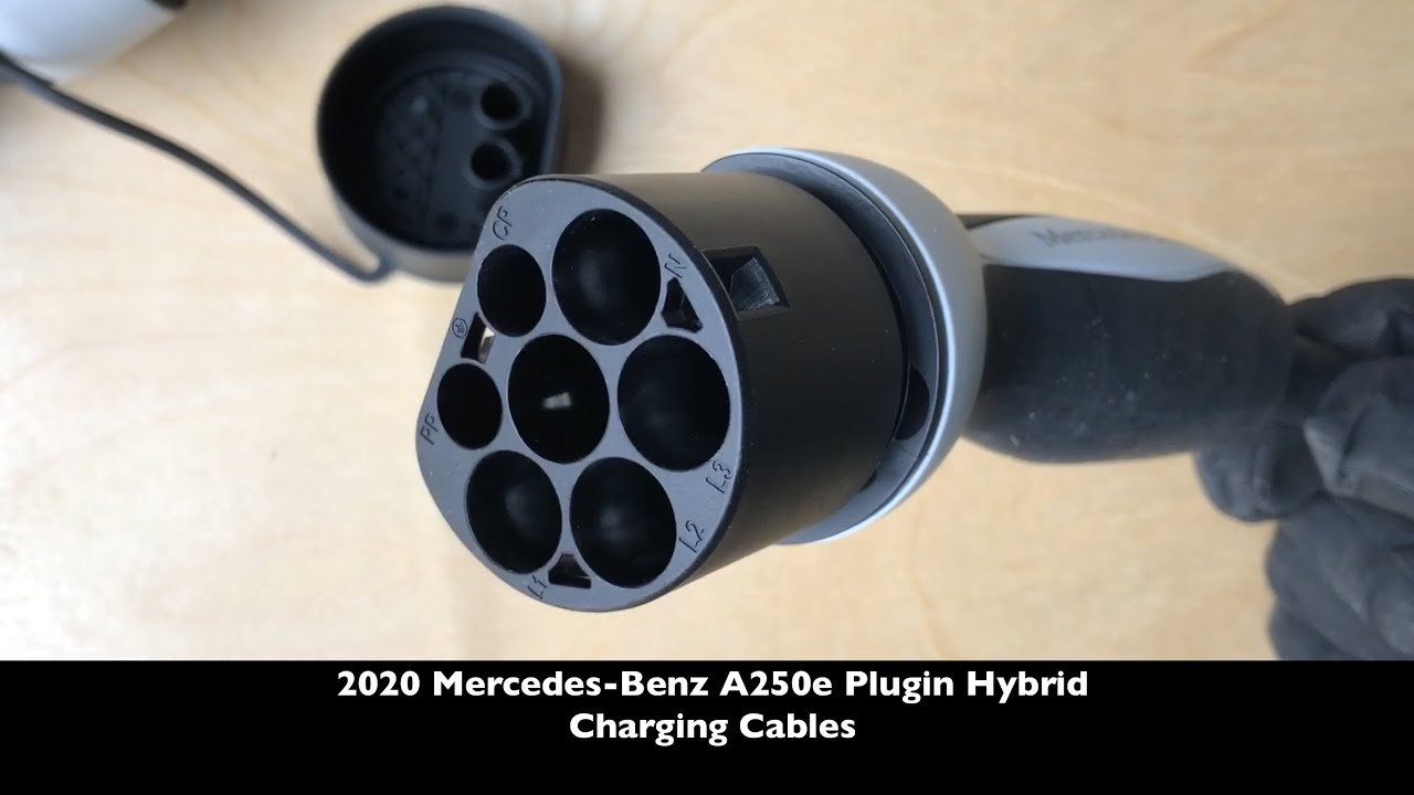 Mercedes-Benz A250e Plugin Hybrid - Charging Cables