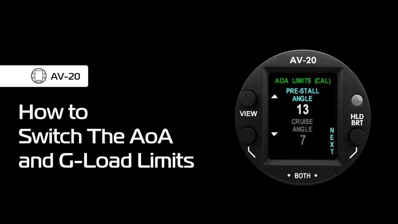 AV-20-S &ndash; How to Switch the AoA and G-Load Limits