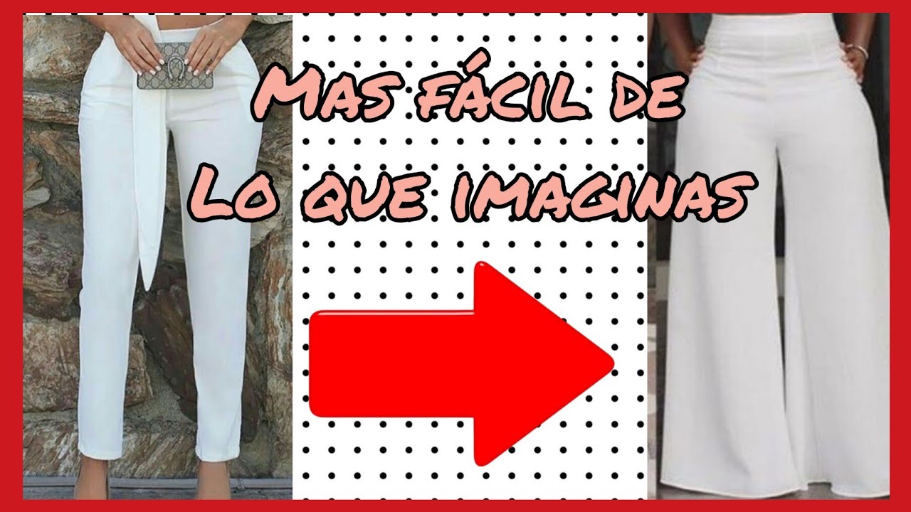 Geniales Formas de hacer tu PALAZZO! 😲 // Pantalón bota Campana