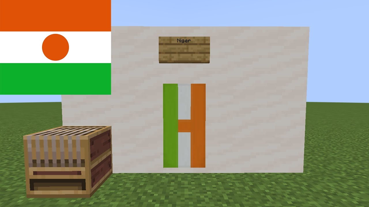 How to Make Niger's Flag in Minecraft