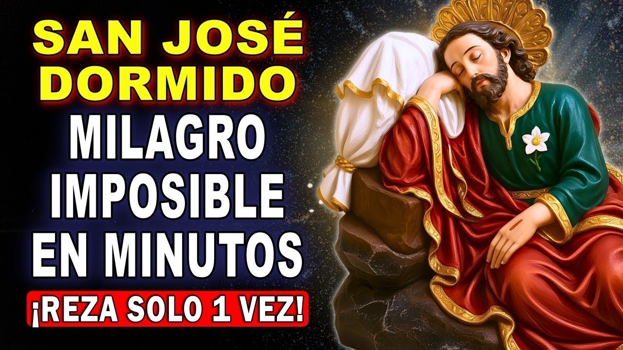 ESTA NOCHE REZA ESTO 😴 SAN JOSÉ DORMIDO cuidará tu HOGAR mientras DUERMES 🙏