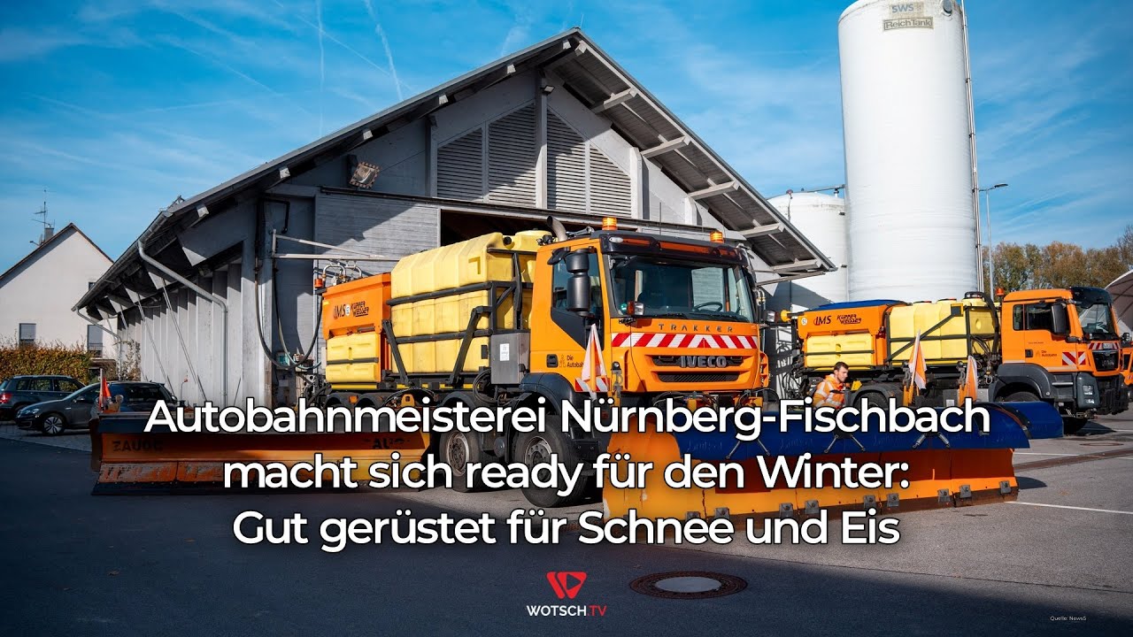 Autobahnmeisterei N&uuml;rnberg-Fischbach macht sich ready f&uuml;r Winter: Gut ger&uuml;stet f&uuml;r Schnee und Eis