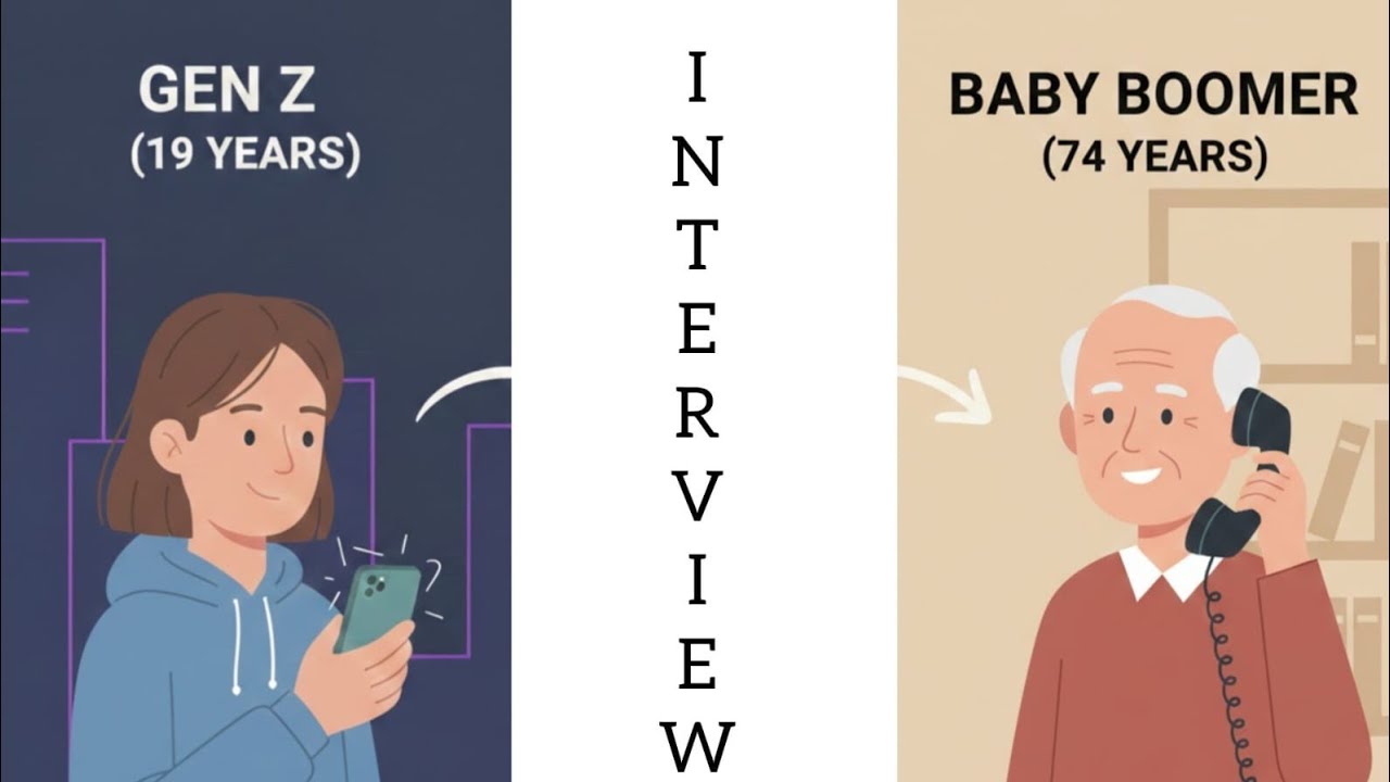|| GEN Z IIT ROORKIE STUDENT (19 YEARS) INTERVIEWS BABY BOOMER (74 YEARS) ||