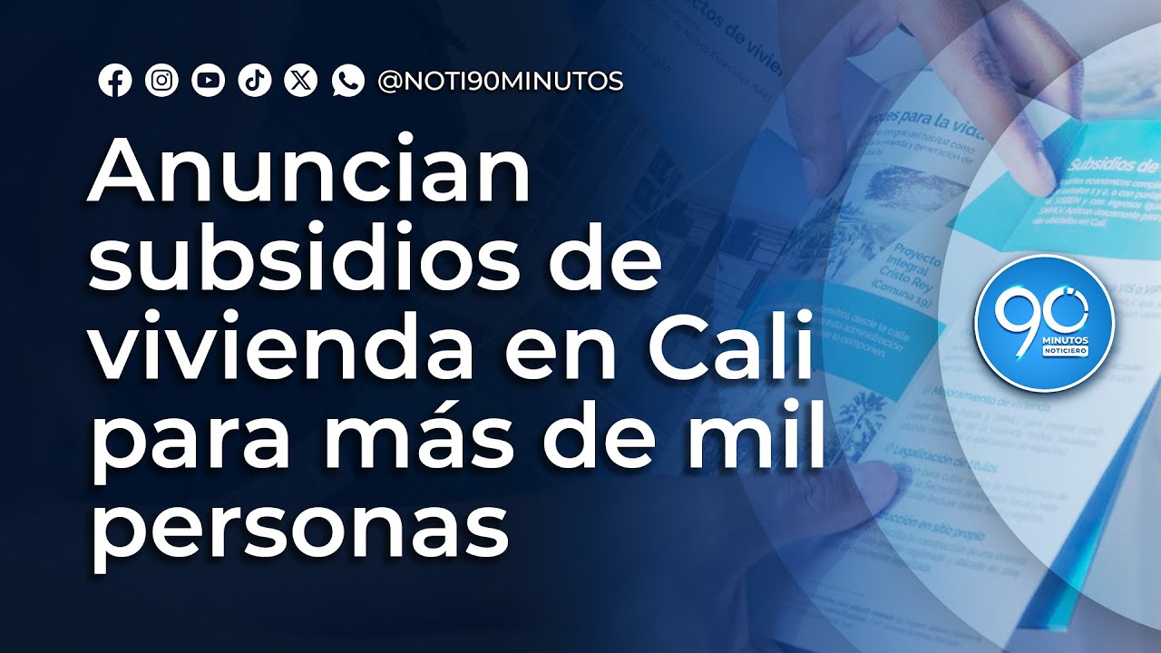 Anuncian subsidios de vivienda en Cali para más de mil personas: Así puede postularse